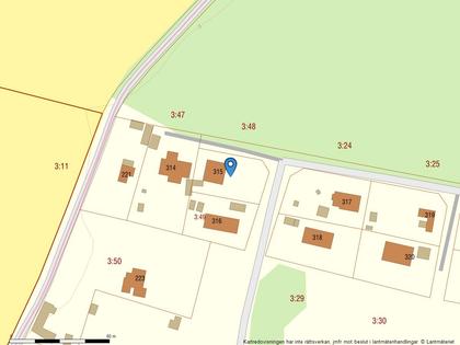 Illustrerad karta över fastigheten eller området