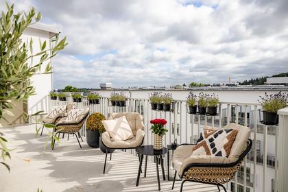 Balkong eller utsiktsbild