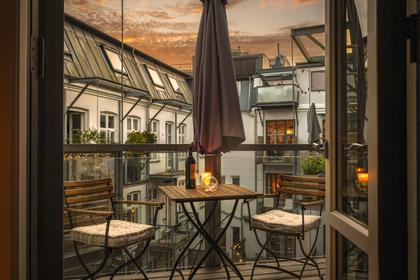 Balkong eller utsiktsbild