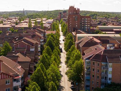 Balkong eller utsiktsbild