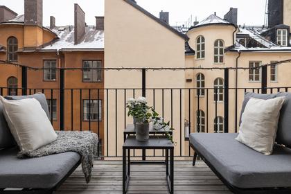 Balkong eller utsiktsbild