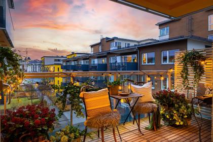 Balkong eller utsiktsbild