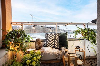 Balkong eller utsiktsbild