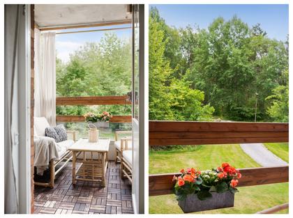 Balkong eller utsiktsbild