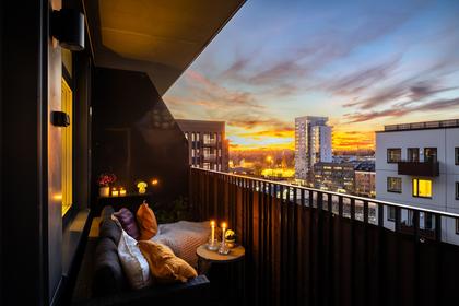 Balkong eller utsiktsbild