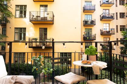 Balkong eller utsiktsbild