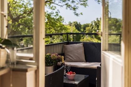 Balkong eller utsiktsbild