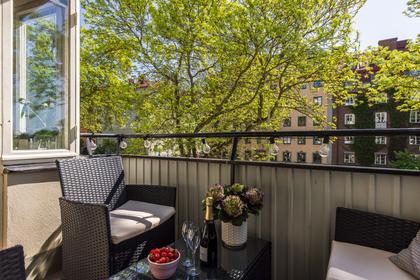 Balkong eller utsiktsbild