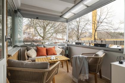 Balkong eller utsiktsbild