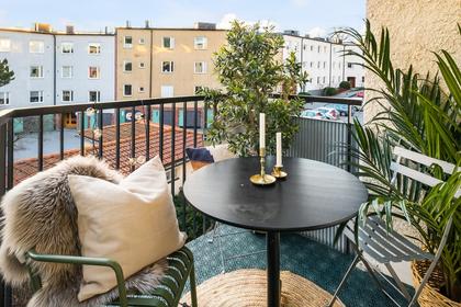 Balkong eller utsiktsbild