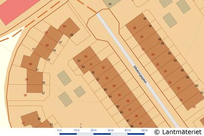 Illustrerad karta över fastigheten eller området