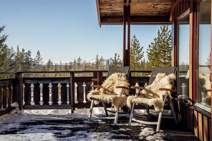 Balkong eller utsiktsbild