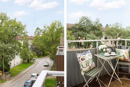 Balkong eller utsiktsbild