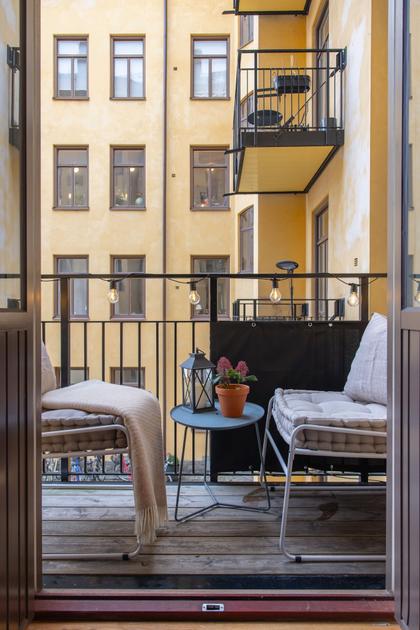 Balkong eller utsiktsbild