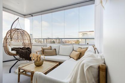 Balkong eller utsiktsbild