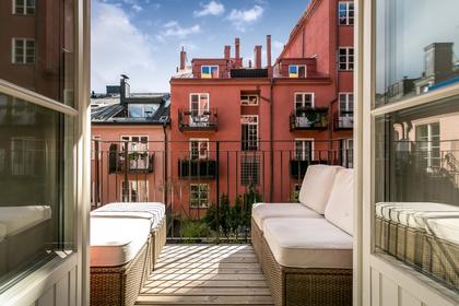 Balkong eller utsiktsbild