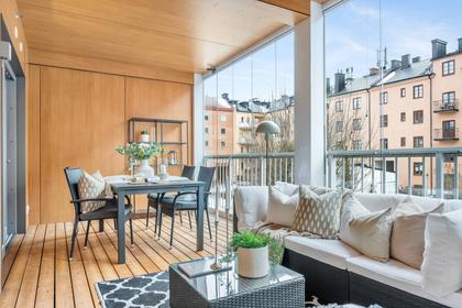 Balkong eller utsiktsbild