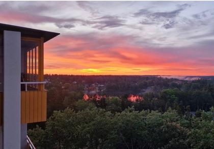 Balkong eller utsiktsbild