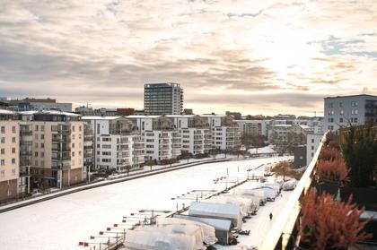 Balkong eller utsiktsbild