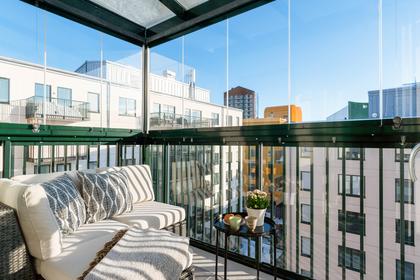 Balkong eller utsiktsbild