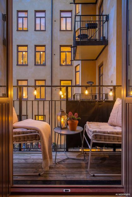 Balkong eller utsiktsbild