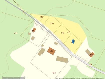 Illustrerad karta över fastigheten eller området