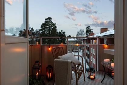 Balkong eller utsiktsbild