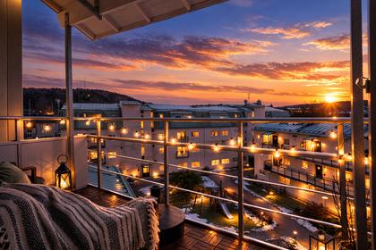 Balkong eller utsiktsbild