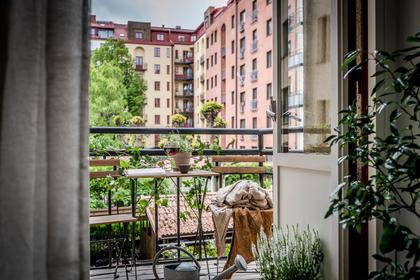 Balkong eller utsiktsbild