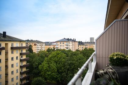 Balkong eller utsiktsbild