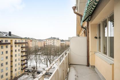 Balkong eller utsiktsbild