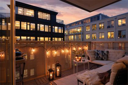 Balkong eller utsiktsbild