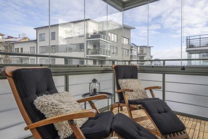 Balkong eller utsiktsbild