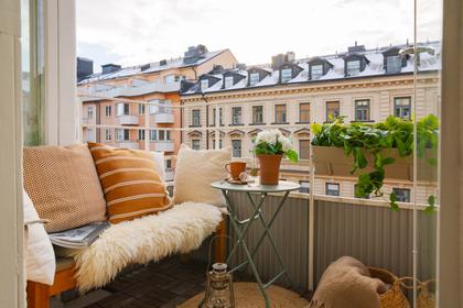 Balkong eller utsiktsbild