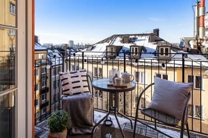 Balkong eller utsiktsbild