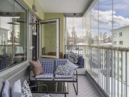 Balkong eller utsiktsbild