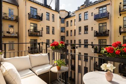 Balkong eller utsiktsbild