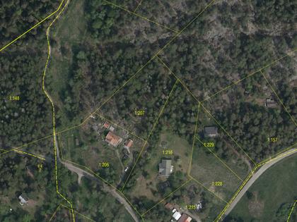 Illustrerad karta över fastigheten eller området