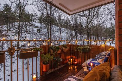 Balkong eller utsiktsbild