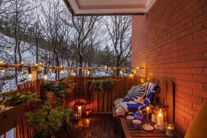 Balkong eller utsiktsbild