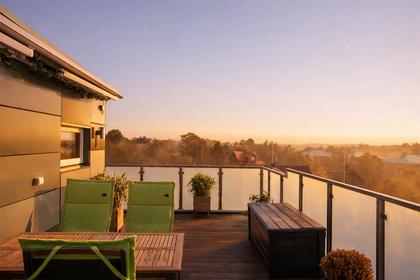 Balkong eller utsiktsbild