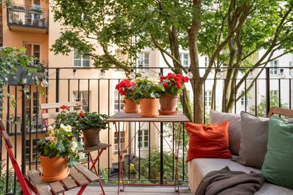 Balkong eller utsiktsbild