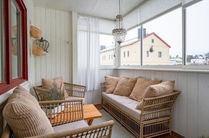 Balkong eller utsiktsbild