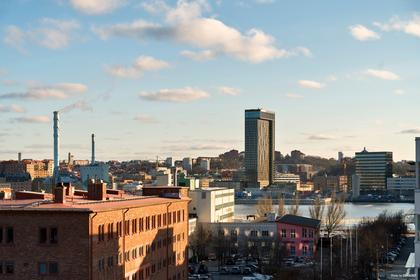 Balkong eller utsiktsbild