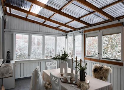 Balkong eller utsiktsbild