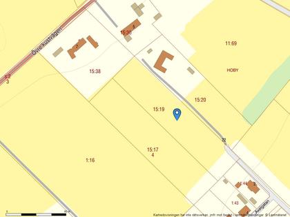 Illustrerad karta över fastigheten eller området