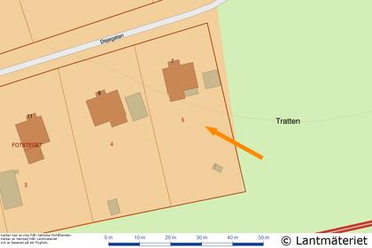 Illustrerad karta över fastigheten eller området
