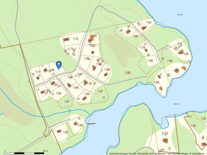 Illustrerad karta över fastigheten eller området