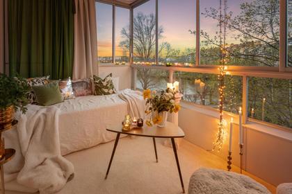 Balkong eller utsiktsbild