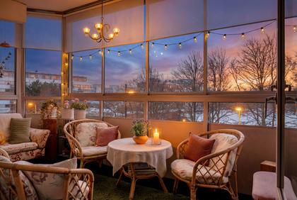 Balkong eller utsiktsbild